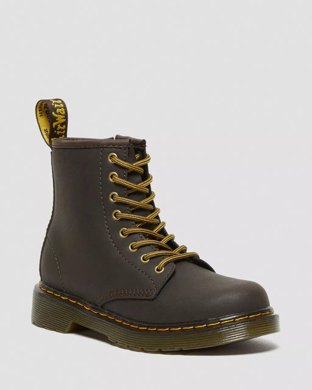 DR MARTENS JUNIOR 1460 LEATHER ANKLE BOOTS