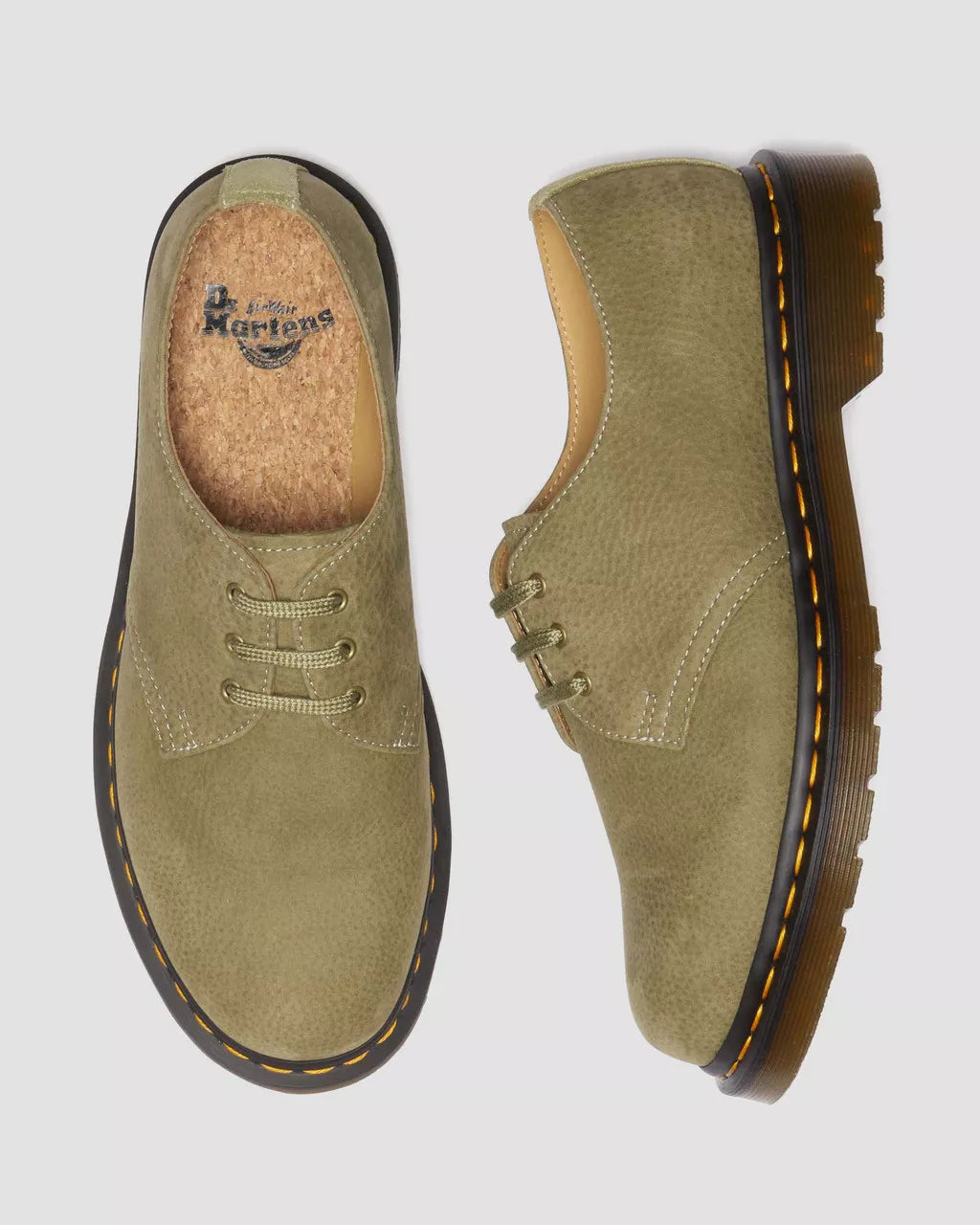 DR MARTENS 1461 Tumbled Nubuck Leather Oxford Shoes