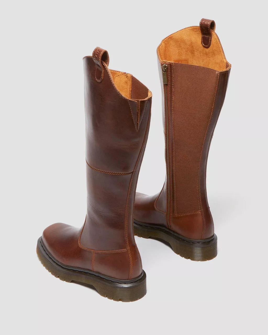 Amaayah Knee High Leather Riding Boots