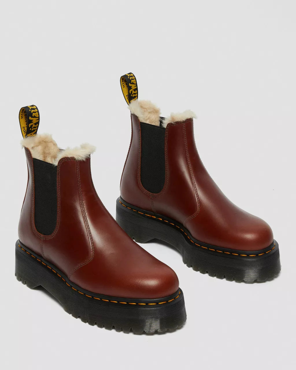 2976 Quad Faux Fur Lined Platform Boots