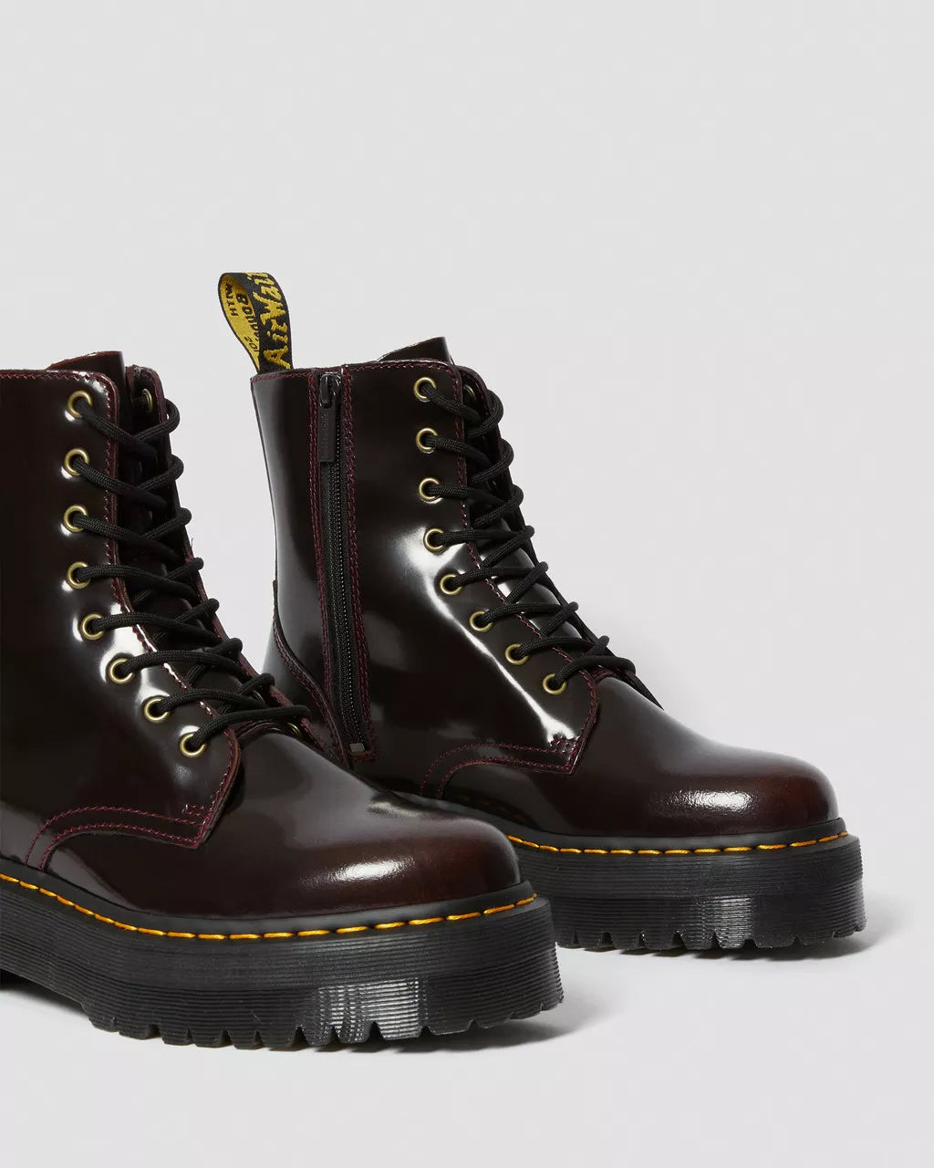 JADON ARCADIA LEATHER PLATFORM BOOTS